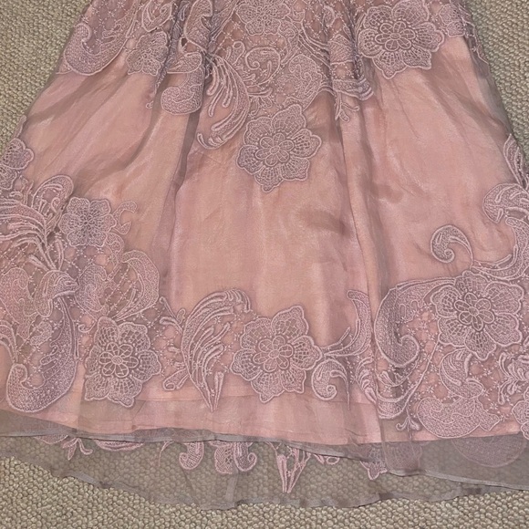Yoana Baraschi lace and tulle pink dress - Picture 3 of 6
